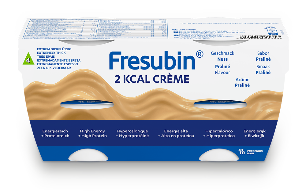 Fresubin 2 kcal Crème Praliné, Packung à 24x 125g