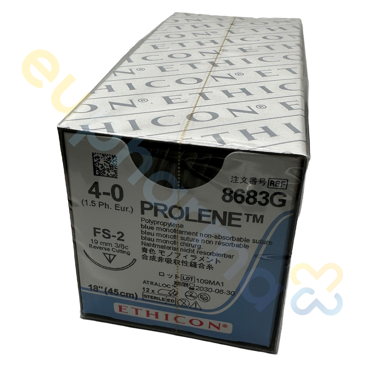 PROLENE BLAU MONOFIL - 4-0; FS2; 0,45 Packung a' 12 Stk.