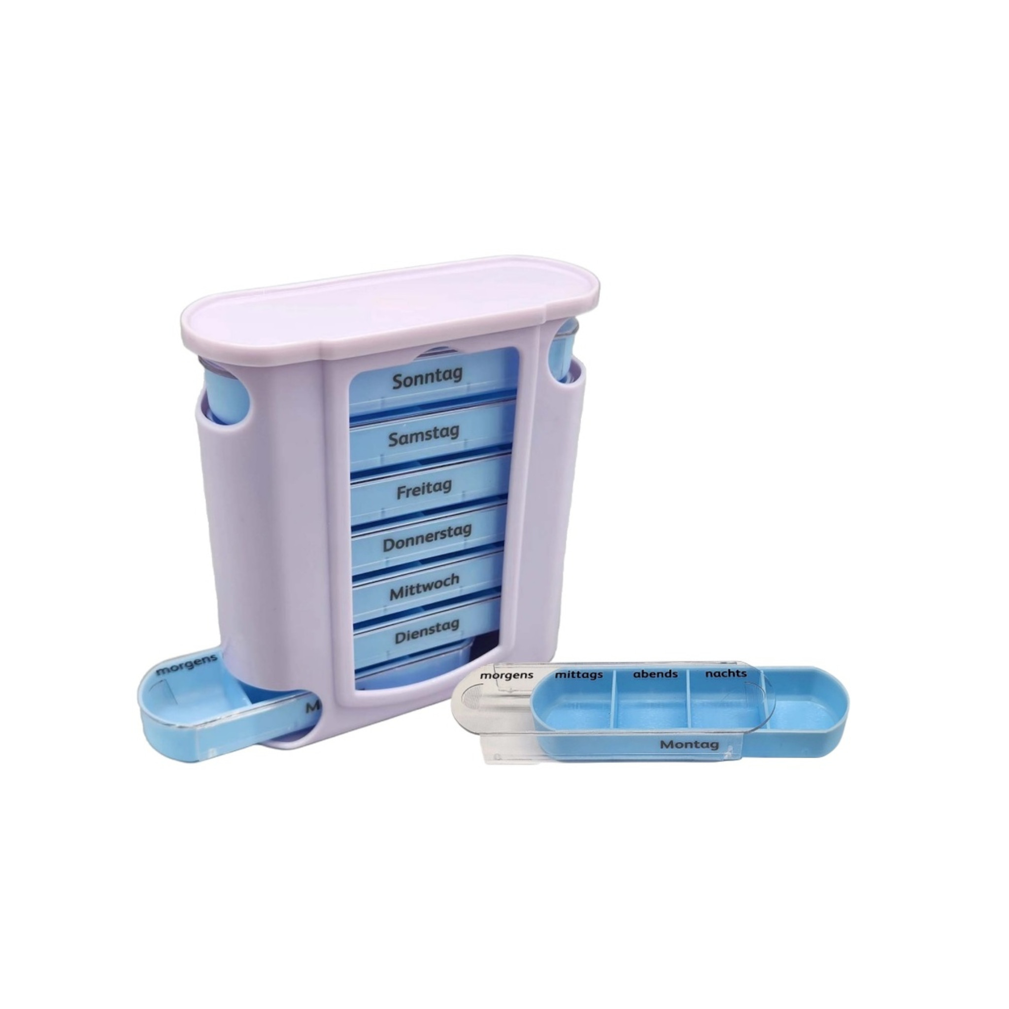 Wochendispenser, Tablettenbox für 7 Tage, 1 Stück