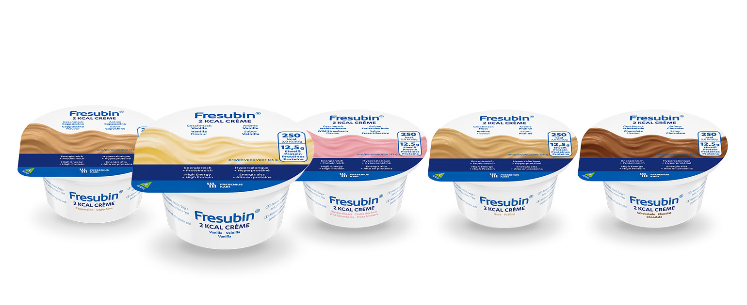 Fresubin 2 kcal Creme Mischkarton im Becher, Packung à 24x 125g