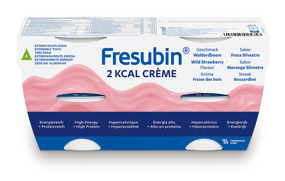 Fresubin 2 kcal Crème Walderdbeere, Packung à 24x 125g