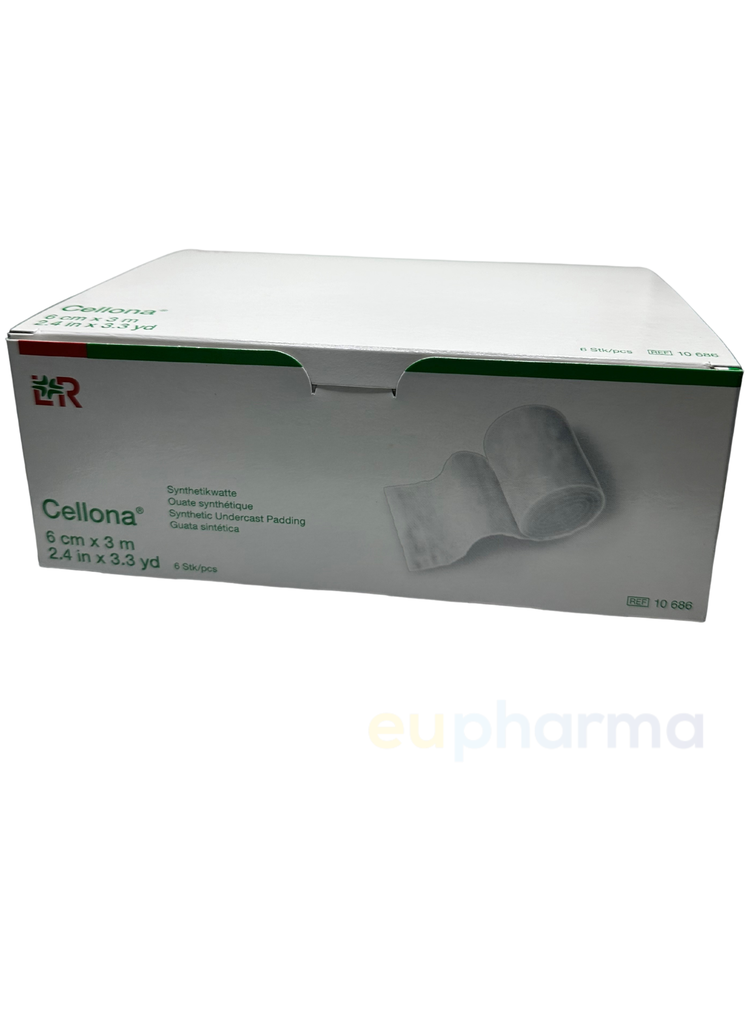 Cellona® Synthetikwatte 6 cm x 3 m - 6 Stück