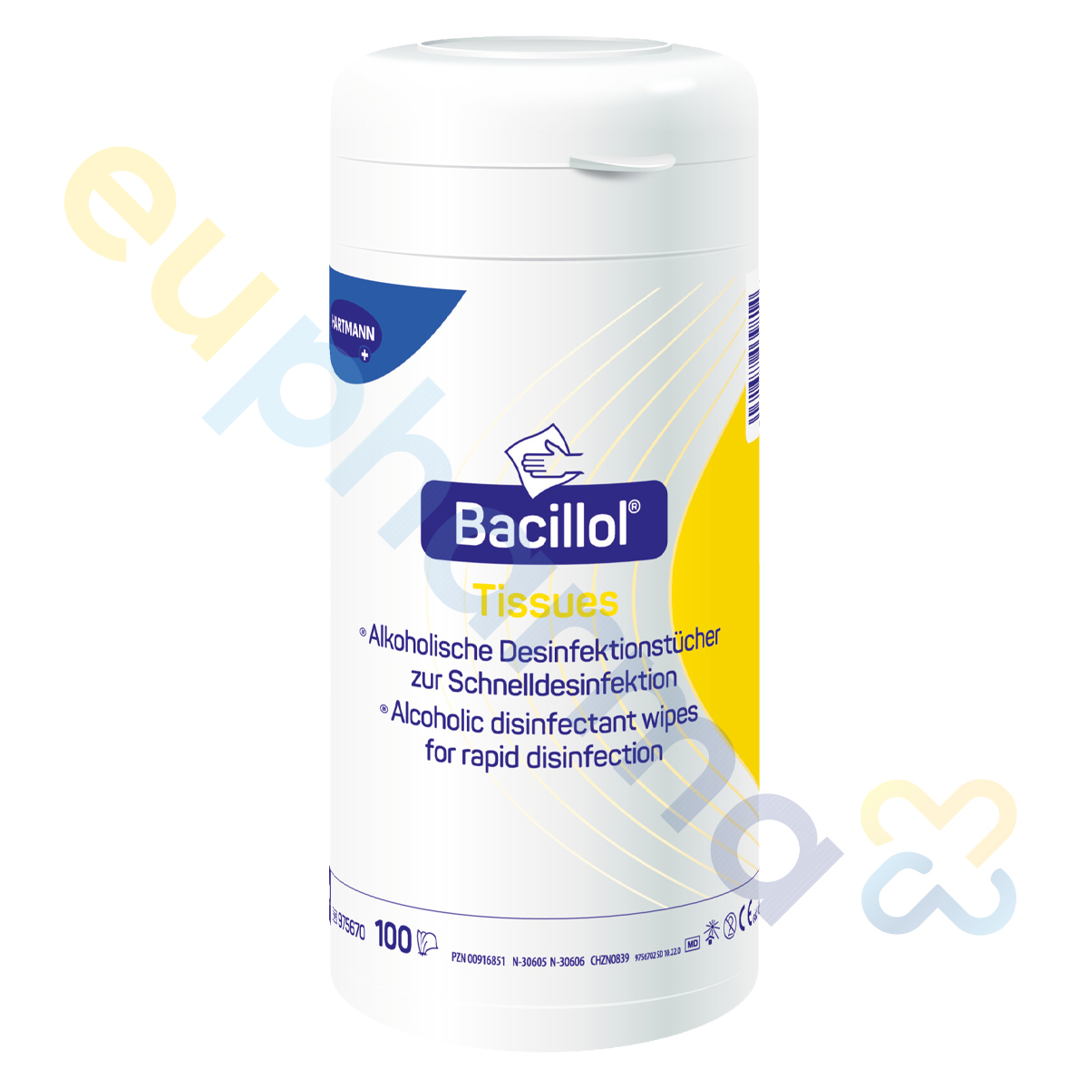 Bacillol Tissues Runddose mit 100 Tüchern
