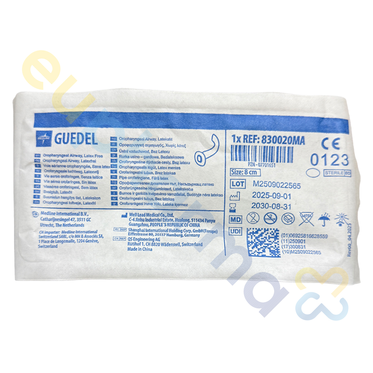 Guedeltubus Größe 2, grün, steril