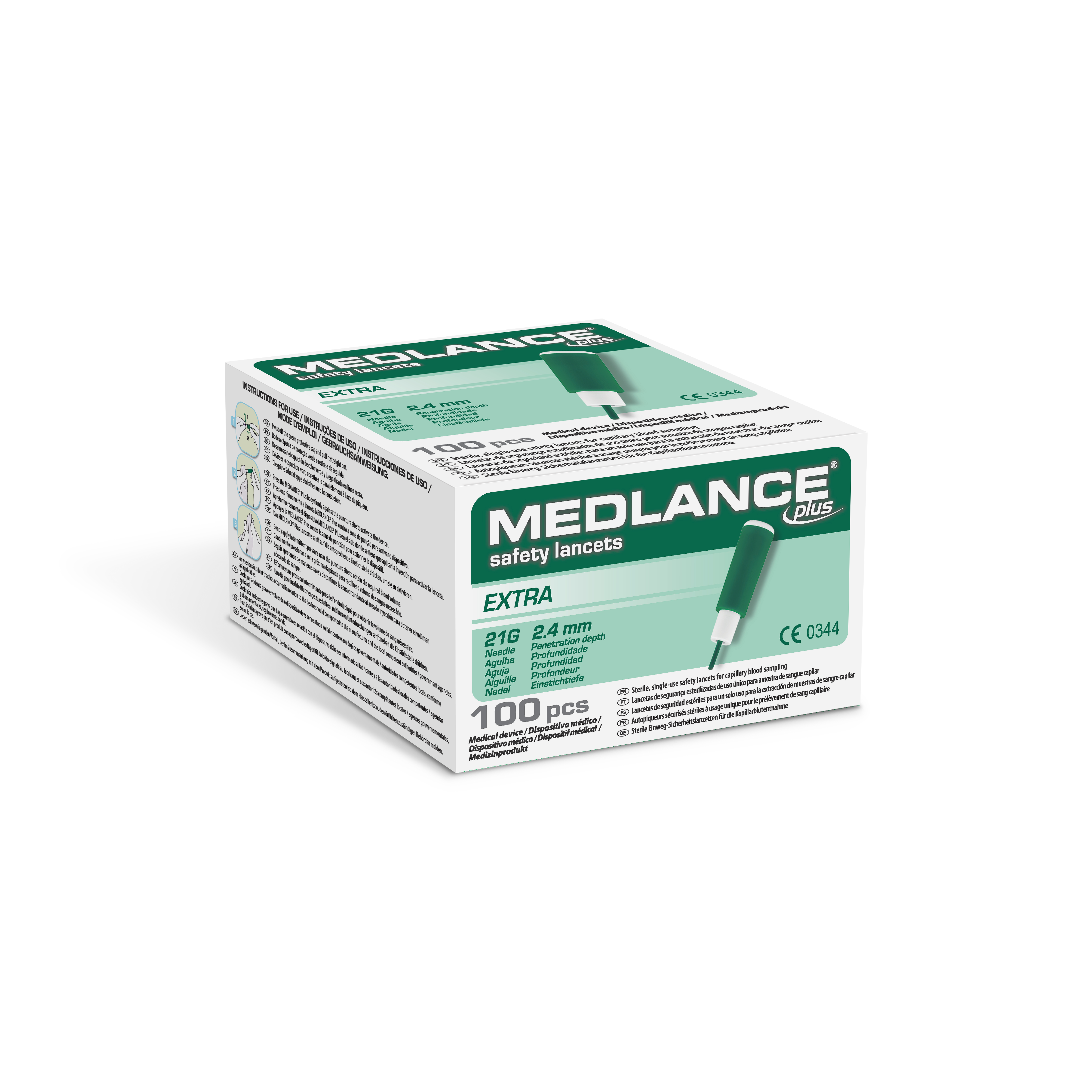 MEDLANCE plus Extra, Packung à 100 Stück