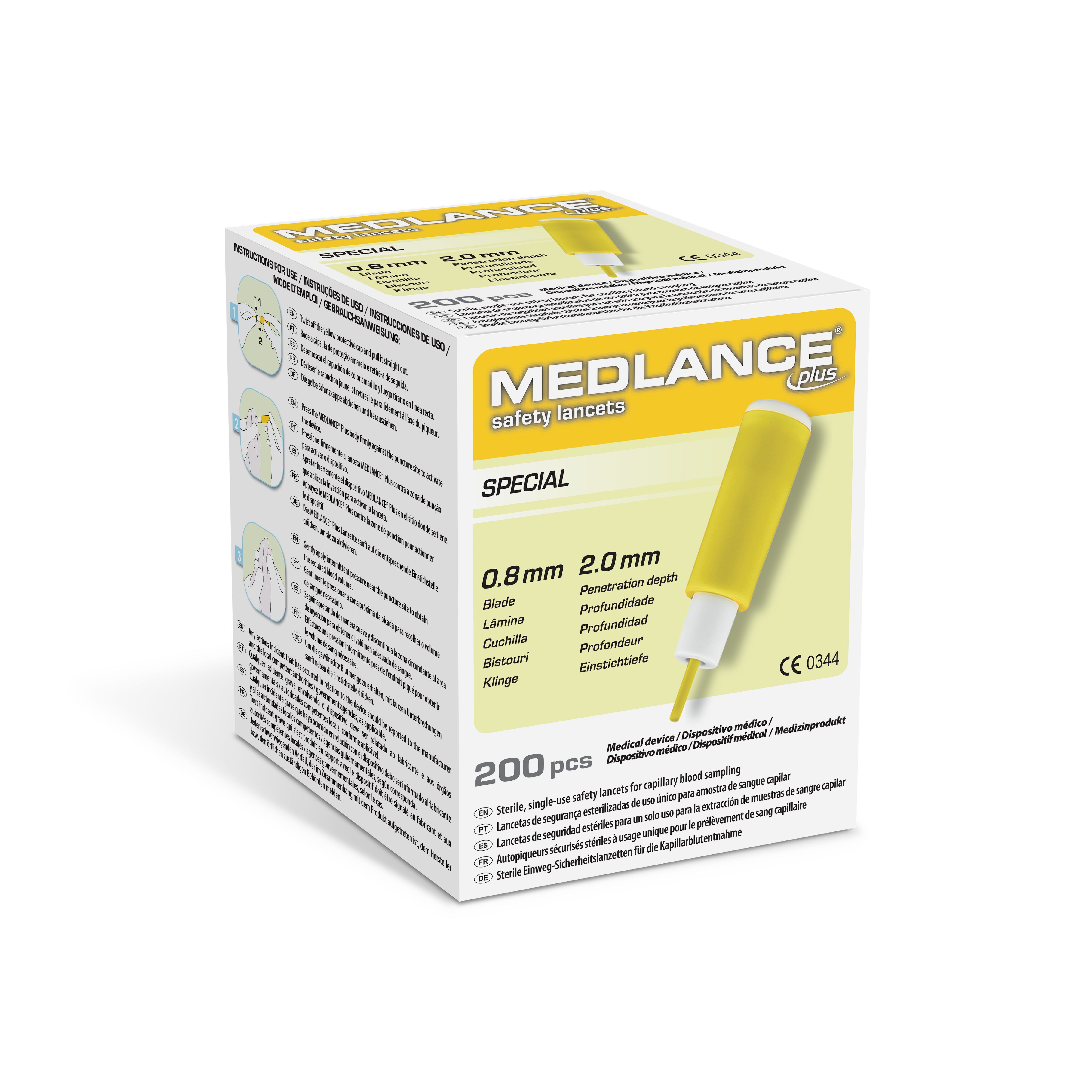 MEDLANCE plus Special, Packung à 200 Stück