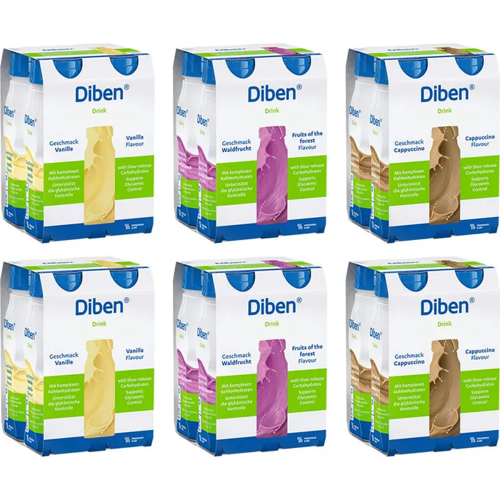 DIBEN DRINK Vanille 1.5 kcal/ml, Packung à 24 x 200ml