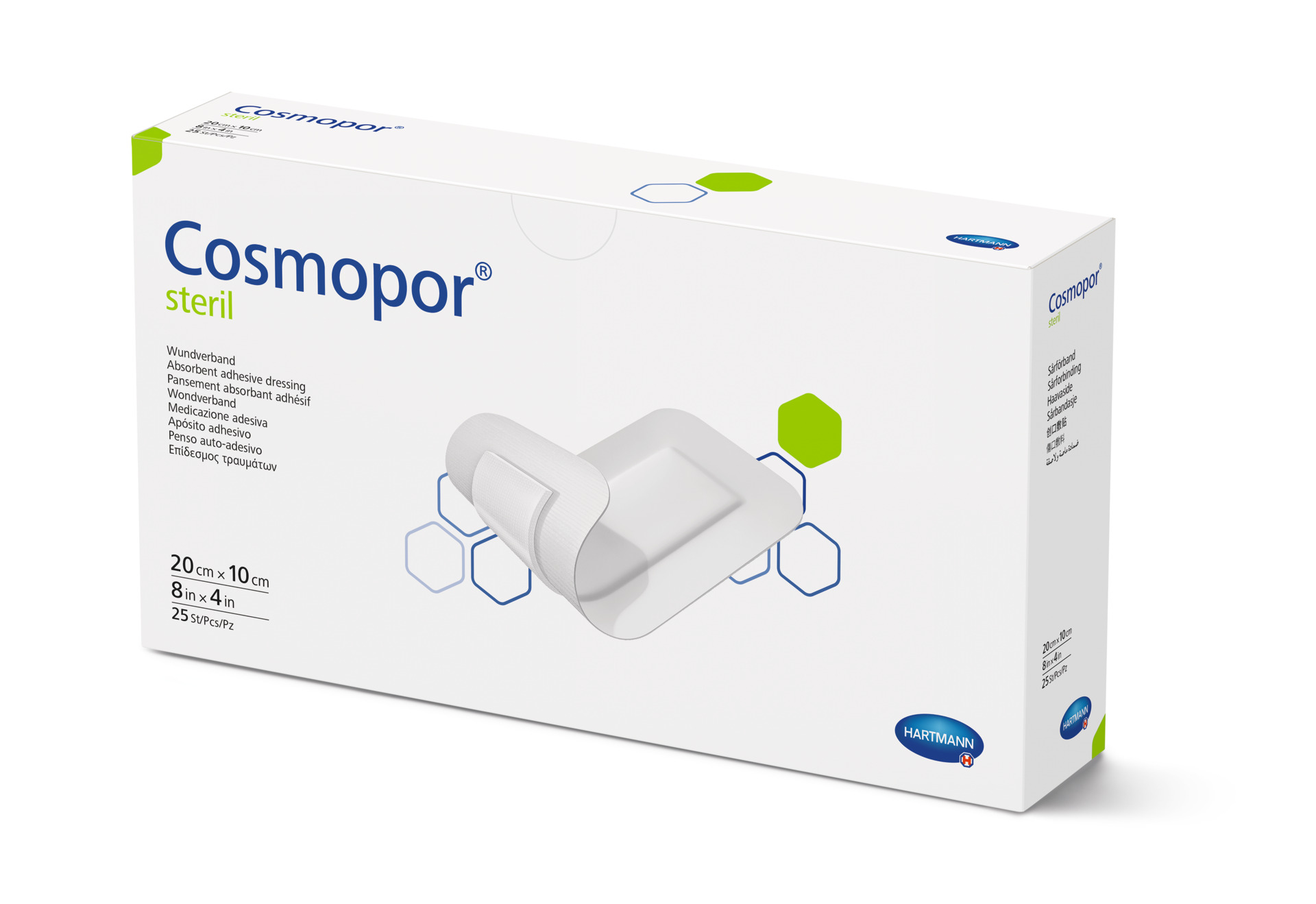 Cosmopor Steril Wundverband 20 x 10 cm 25 Stk.