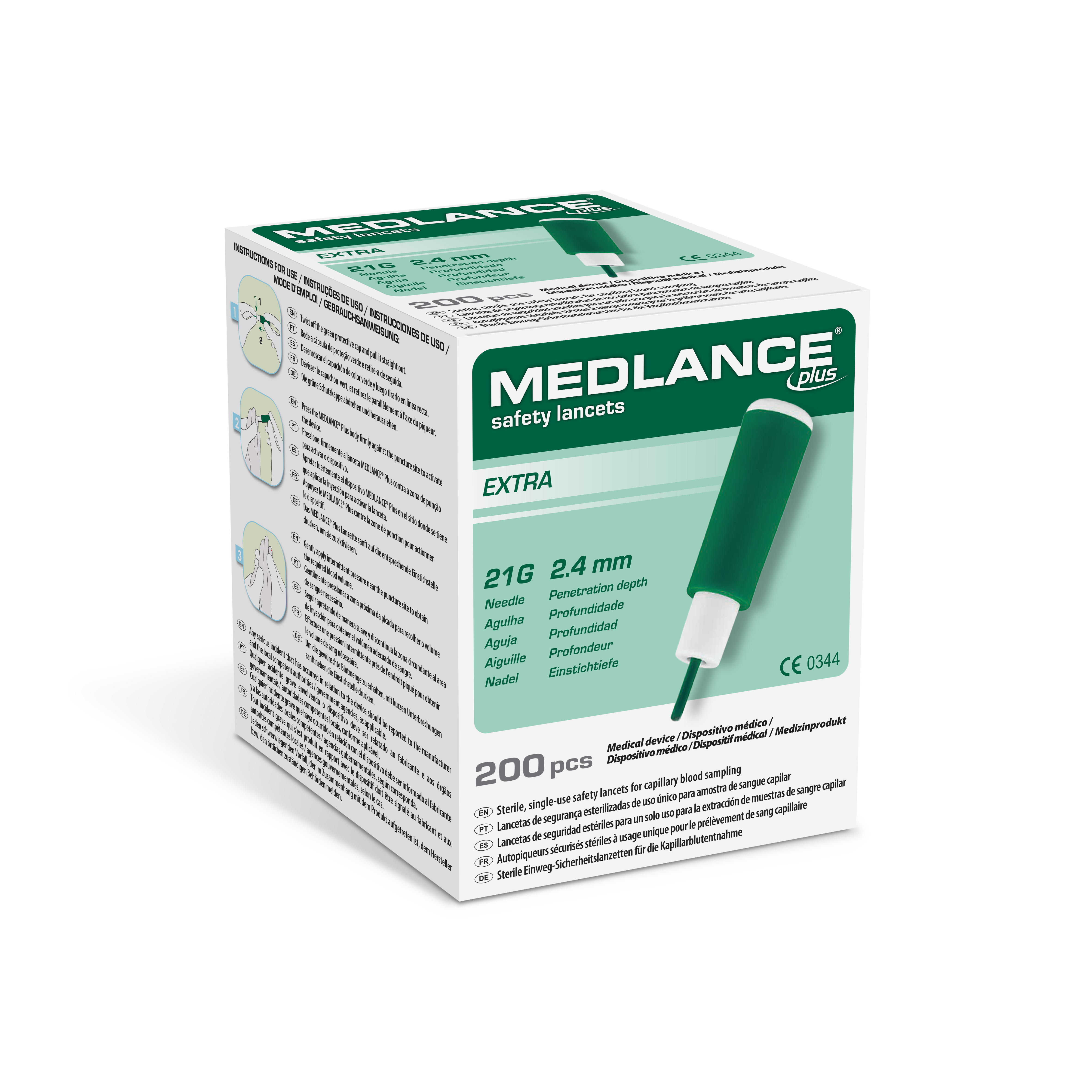MEDLANCE plus Extra, Packung à 200 Stück