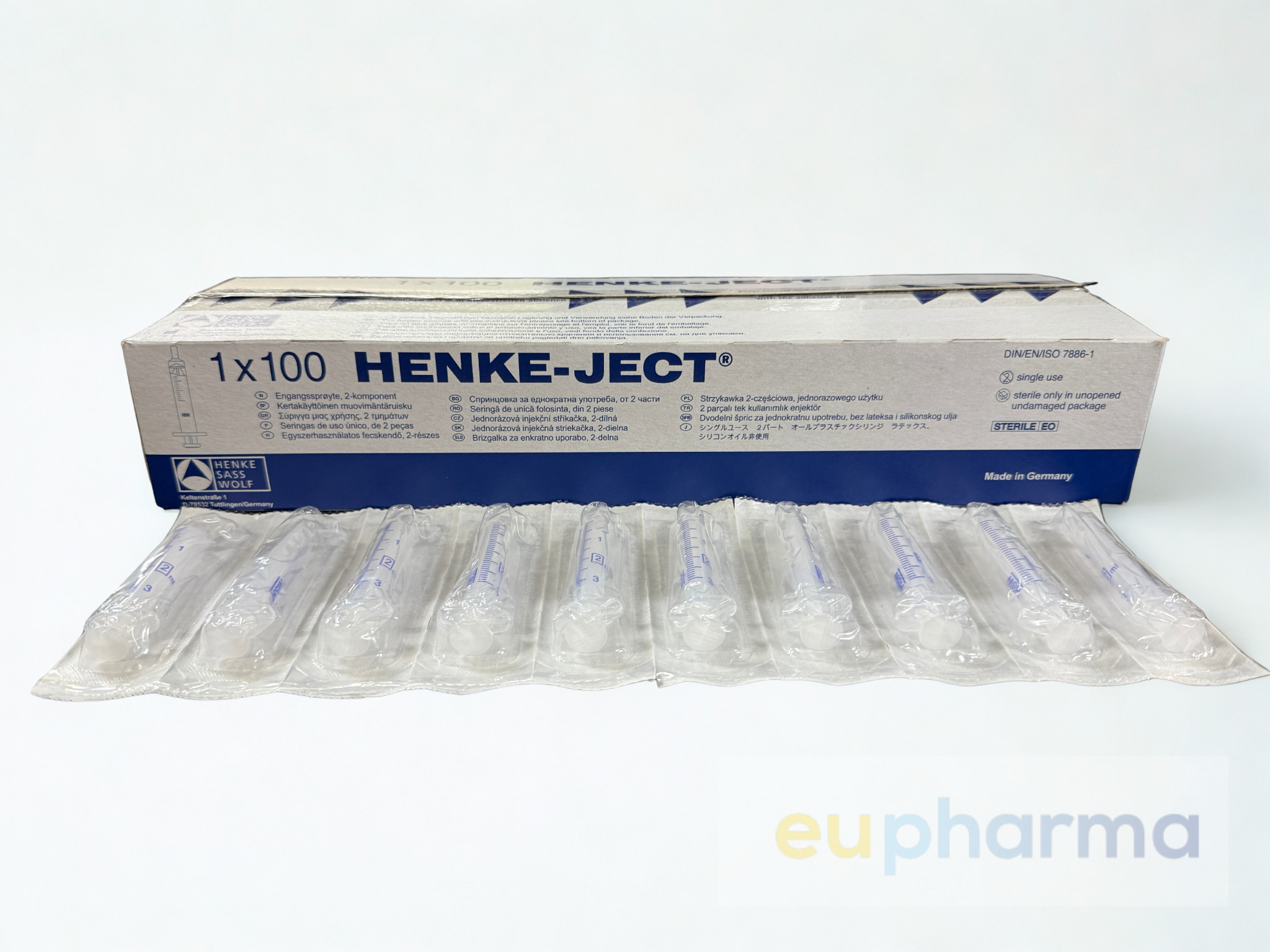HENKE-JECT Einmal-Spritzen 2 (3) ml, 2-tlg.,steril