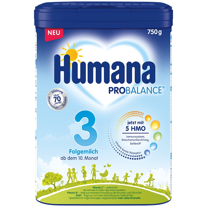 Humana ProBalance 3 5HMO, myPack, Packung à 4x 750g